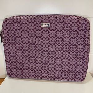 Coach Signature Laptop Sleeve